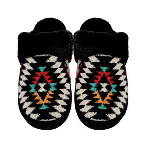 CC Aztec Print Knitted Slipper