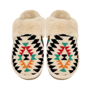 CC Aztec Print Knitted Slipper