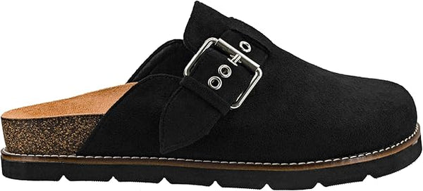 CORKYS Day Dream Black Faux Suede