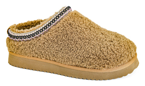CORKYS Sleepyhead Slipper Tan Shearling