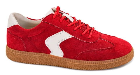 CORKYS Spoiler Alert Sneaker Red Faux Suede