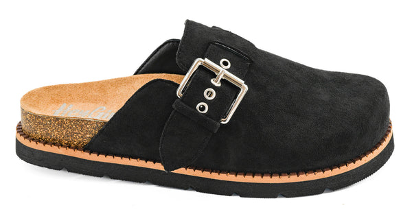 CORKYS Day Dream Black Faux Suede