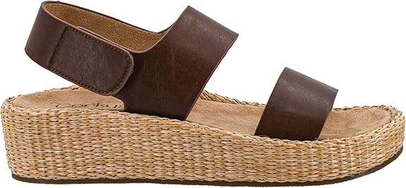CORKYS Heat Wave Wedge Sandal Mahogany