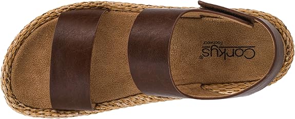 CORKYS Heat Wave Wedge Sandal Mahogany
