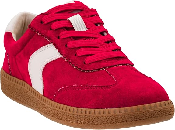 CORKYS Spoiler Alert Sneaker Red Faux Suede