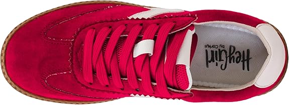 CORKYS Spoiler Alert Sneaker Red Faux Suede