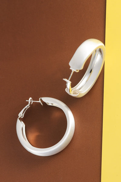 Classic Wide Hoop Earring