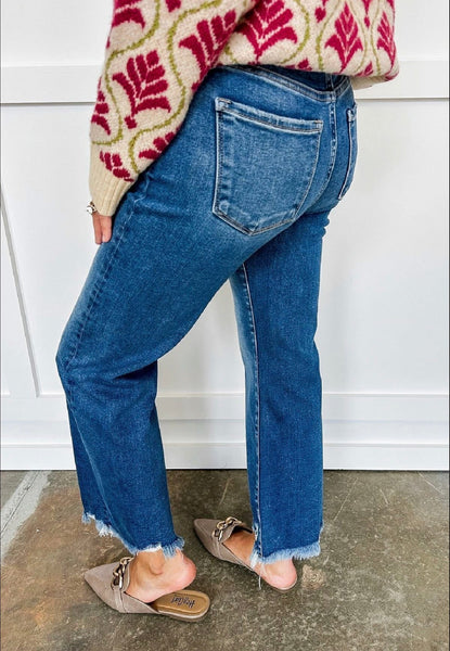 RISEN Define Tummy Control Ankle Straight Jean