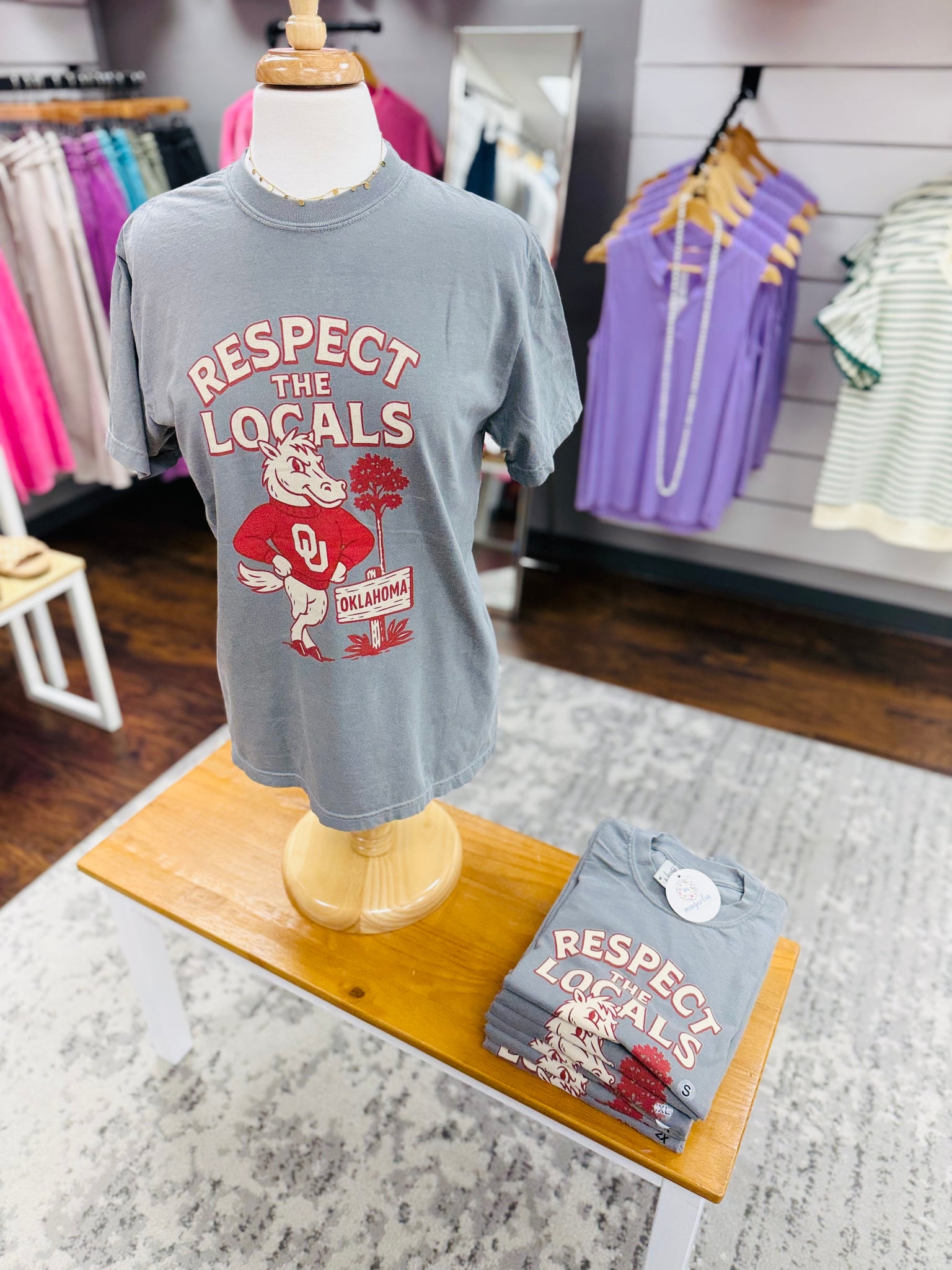 Comfort Colors Respect The Locals Tee OU