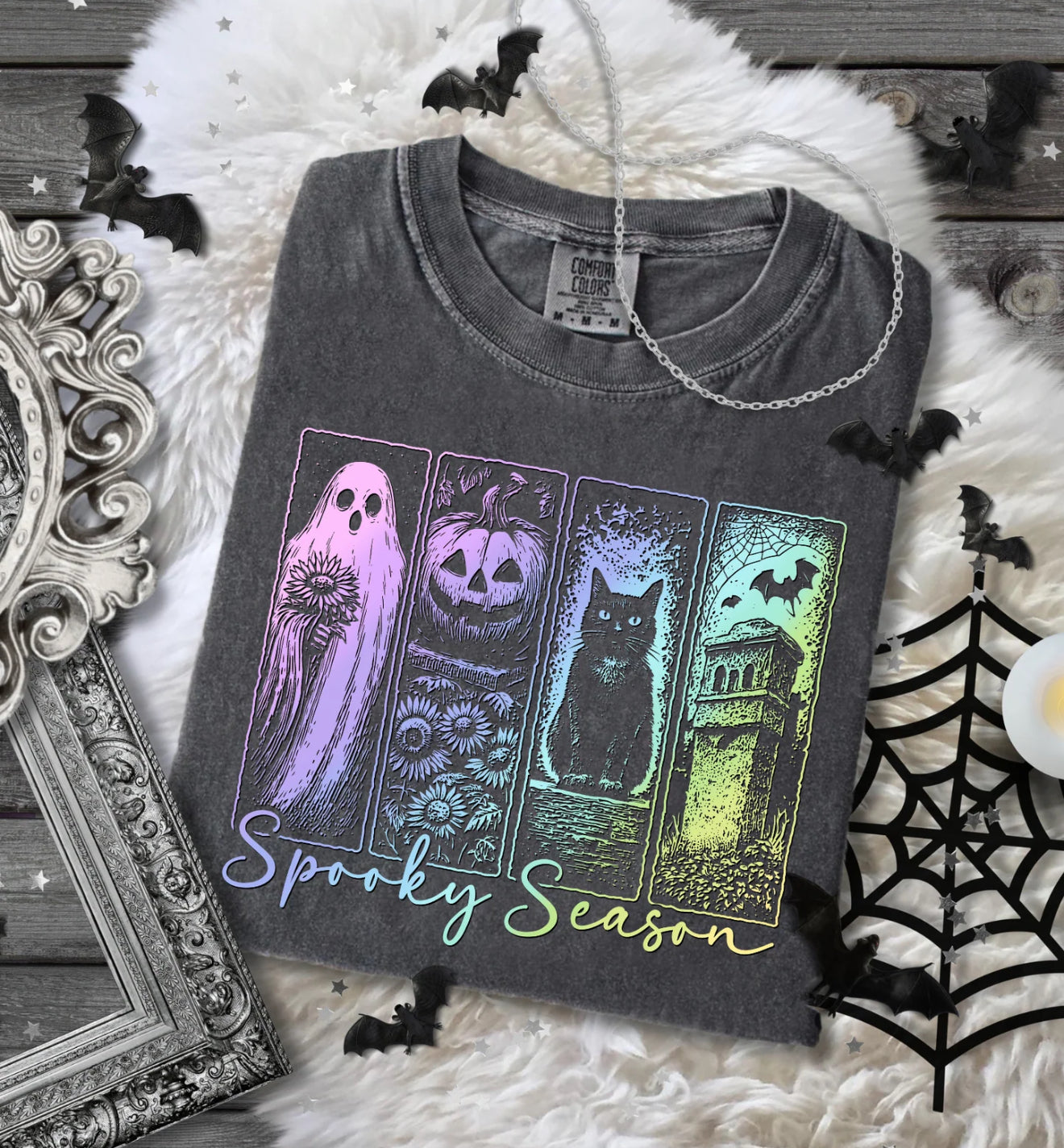 Comfort Colors Retro Spooky Season Tee