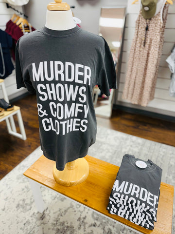 Comfort Colors Murder Shows Tee Pepper