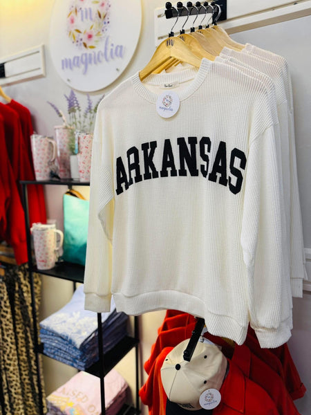 Black & White Arkansas Corded Top
