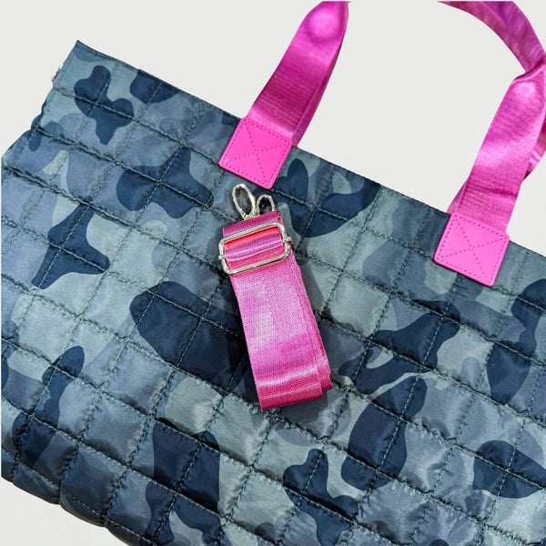 Daydreamer Quilted Tote Bag Camo