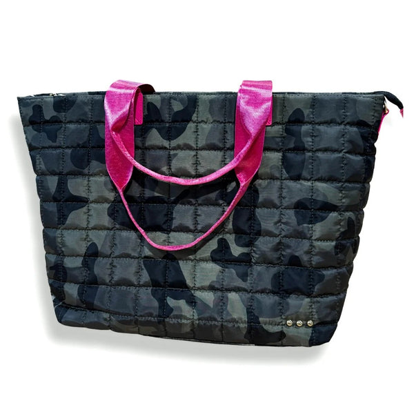 Daydreamer Quilted Tote Bag Camo