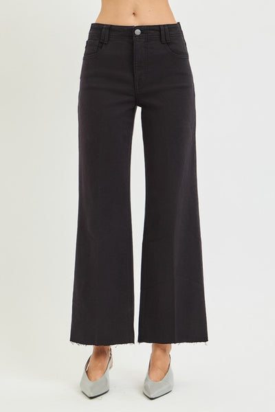RISEN Black Tummy Control Ankle Jean