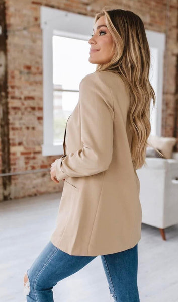 Classic Blazer Taupe