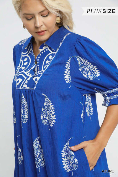 UMGEE Royal Blue Evie Dress