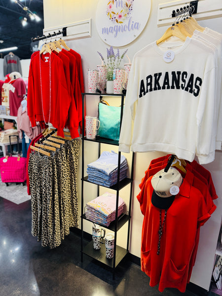 Black & White Arkansas Corded Top