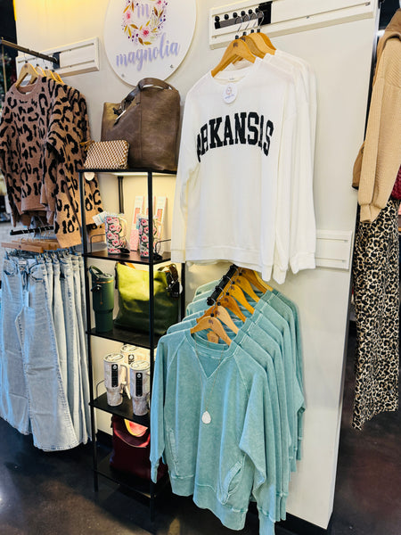 Black & White Arkansas Corded Top