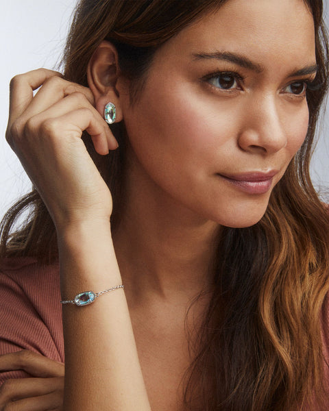 KS ELAINA DELICATE CHAIN BRACELET RHODIUM