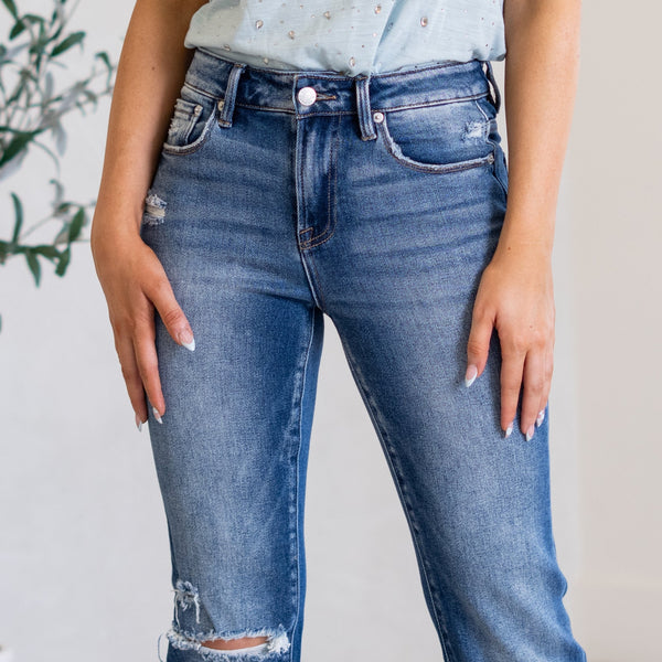 Phoenix Mid Rise Straight Jean