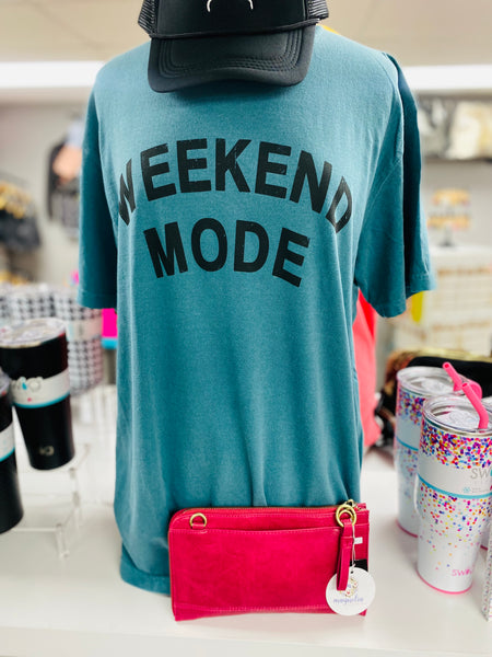 Comfort Colors Weekend Mode Tee Emerald