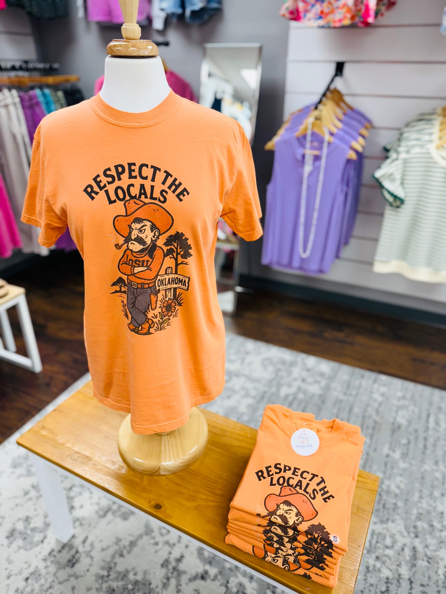 Comfort Colors Respect The Locals Tee OSU