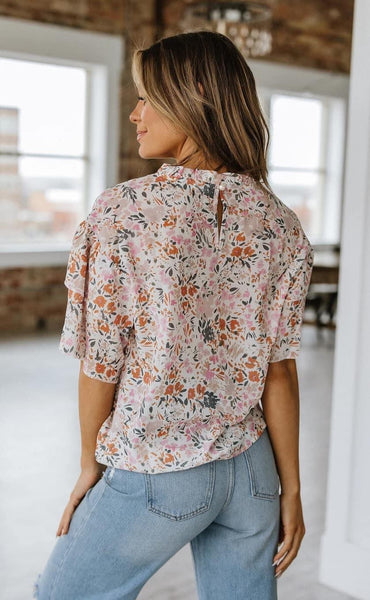 Laney Floral Print Top