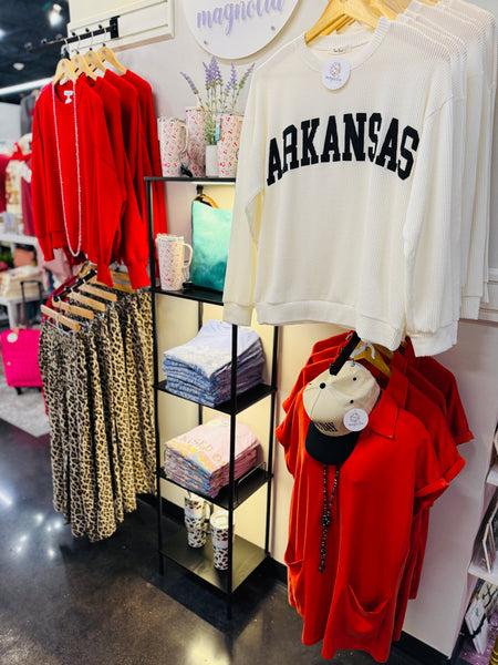 Black & White Arkansas Corded Top