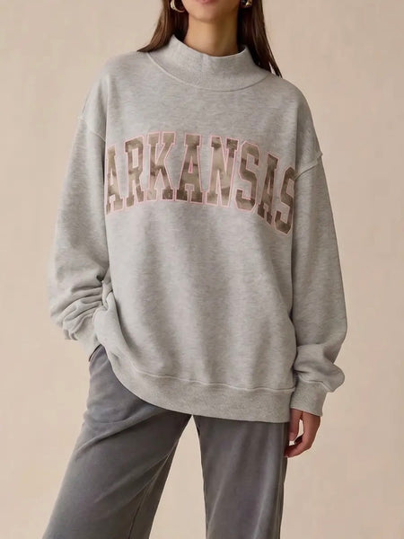 Arkansas Reversible Mock Neck Sweatshirt Camo