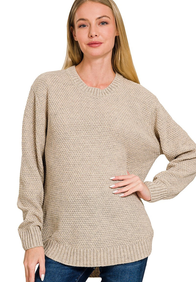 Fireside Classic Sweater Heather Beige