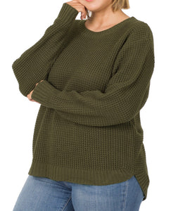 Austin Knit Sweater Olive