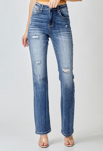 RISEN Vintage Washed Straight Leg Jean