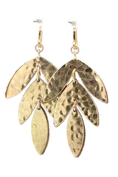 Hammered Droplet Earring