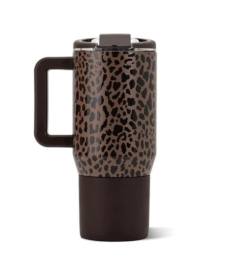 HydroJug Coffee Traveler 20oz Brown Leopard