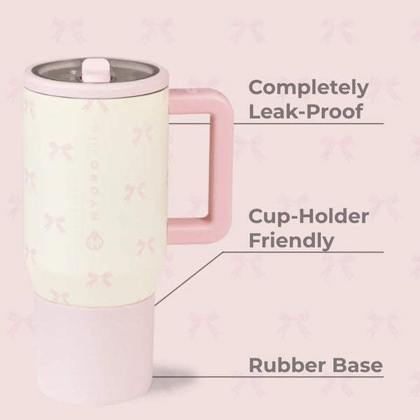 HydroJug Traveler 20oz Bows