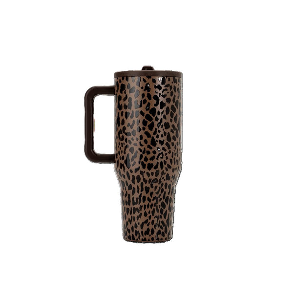 HydroJug Traveler 32oz Brown Leopard