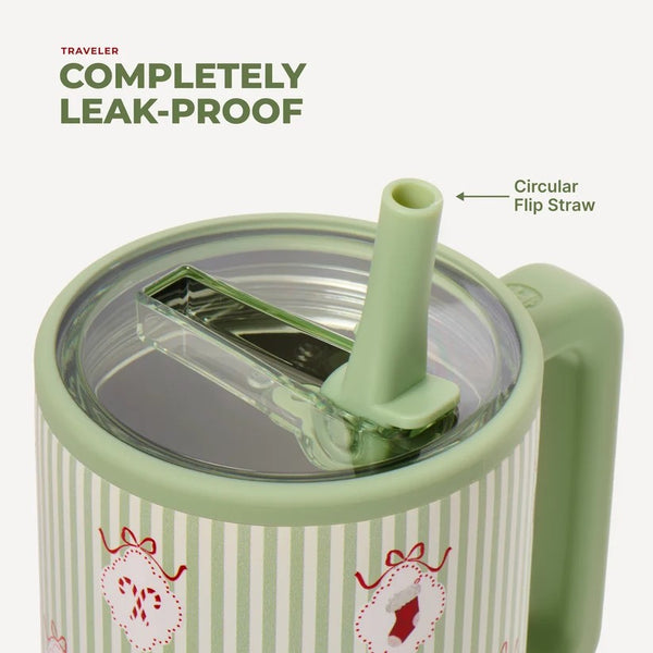 HydroJug Traveler 32oz Deck the Halls