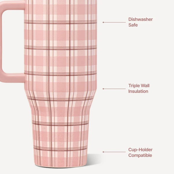 HydroJug Traveler 32oz Pillow Talk Plaid