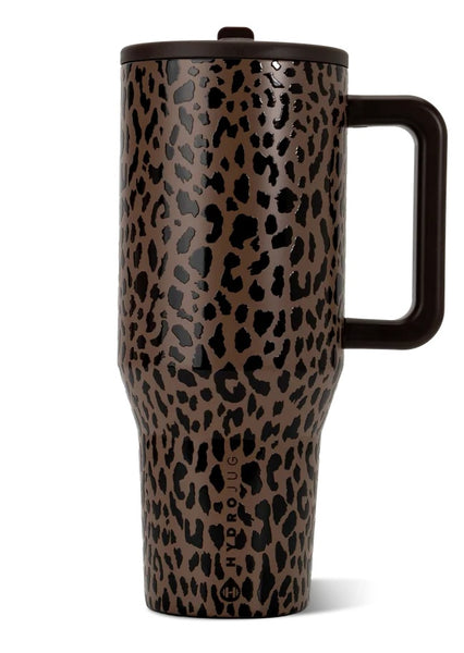 HydroJug Traveler 40oz Brown Leopard
