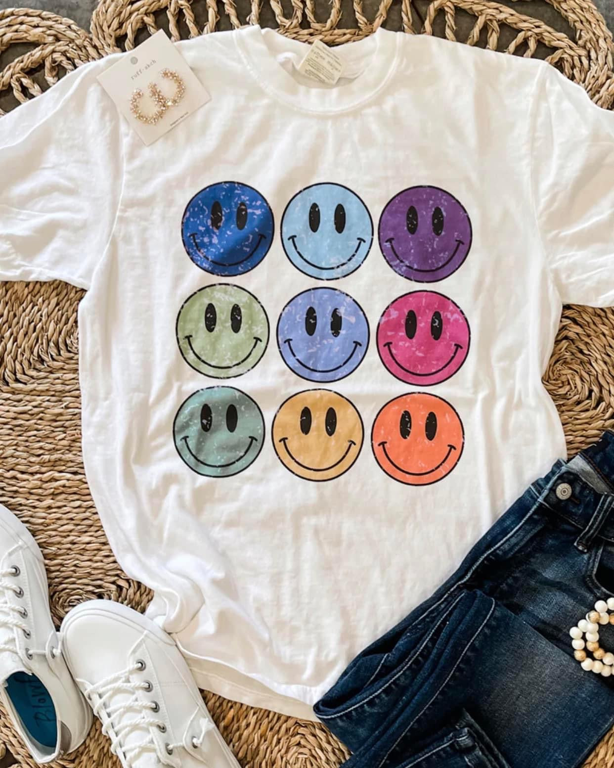 Comfort Colors Short Sleeve Bright Smiley Tee