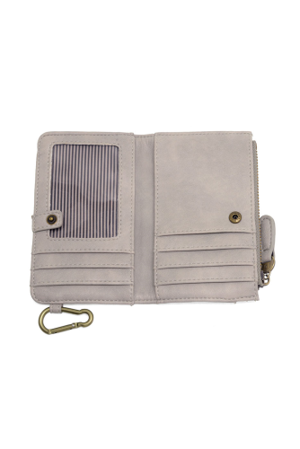 Joy Susan Bobbie Bifold Wallet Grey
