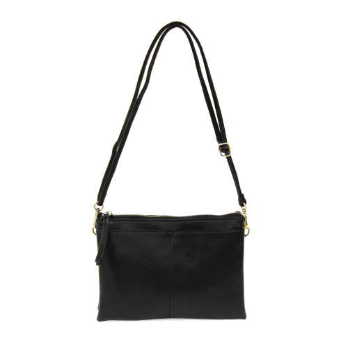 Joy Susan Gia Multi Pocket Crossbody Black