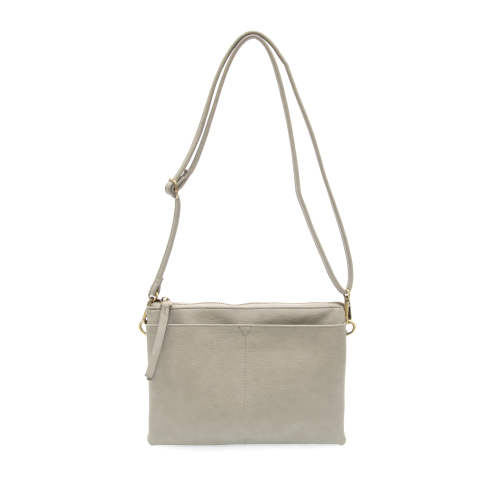 Joy Susan Gia Multi Pocket Crossbody Grey