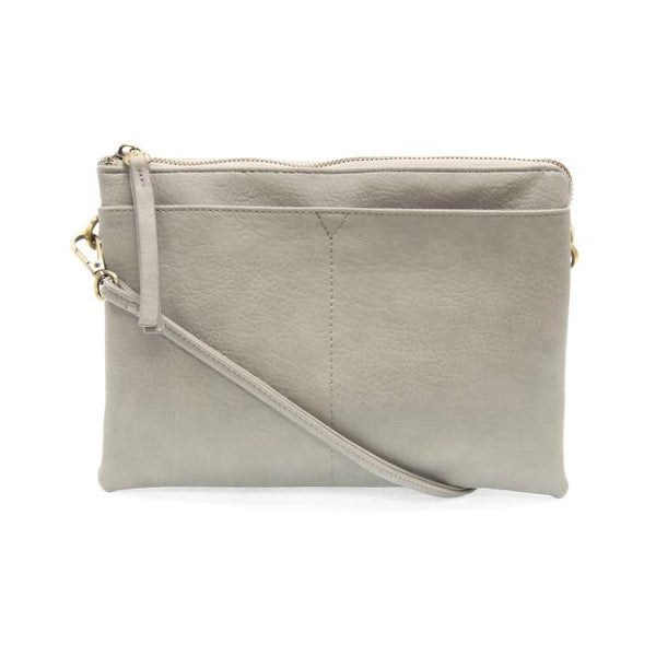 Joy Susan Gia Multi Pocket Crossbody Grey