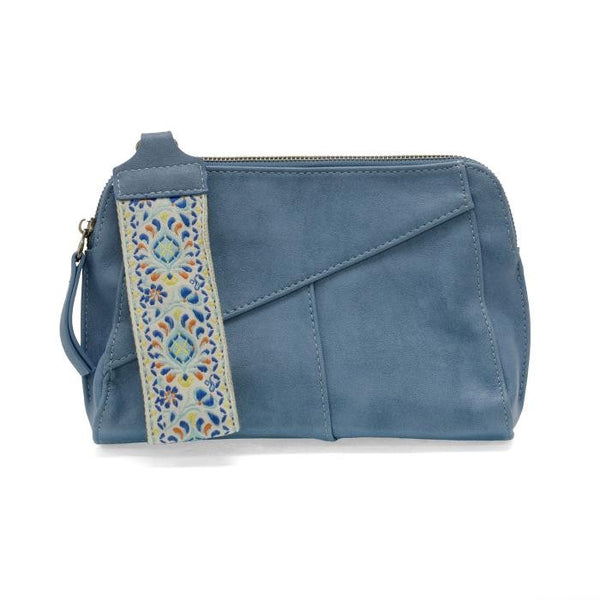 Joy Susan Gigi Crossbody with Wrist Strap Bluebird Skies