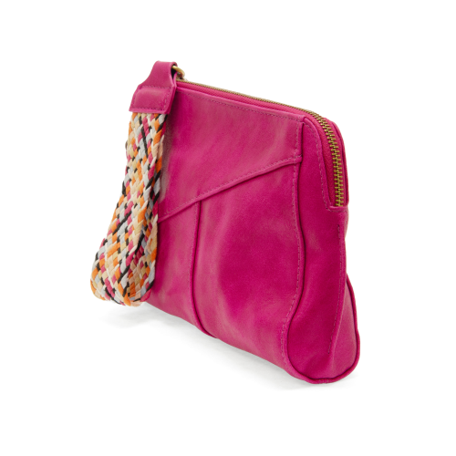 Joy Susan Gigi Crossbody with Wrist Strap Magenta
