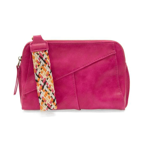 Joy Susan Gigi Crossbody with Wrist Strap Magenta
