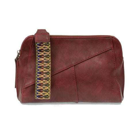 Joy Susan Gigi Crossbody with Wrist Strap Sangria