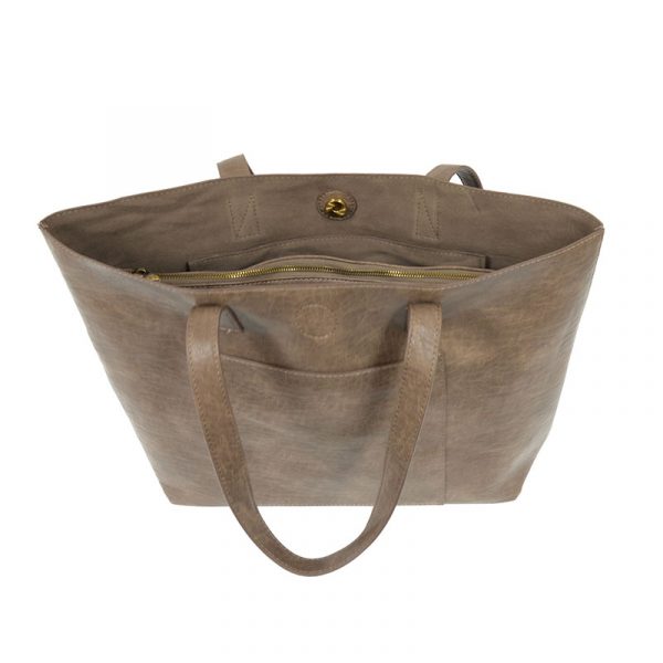 Joy Susan Jess Oversized Carryall Tote Taupe